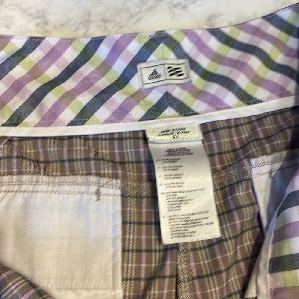 Golf Set - coordinated short and sleeveless colored shirt.   Adidas set - Picture 3 of 9
